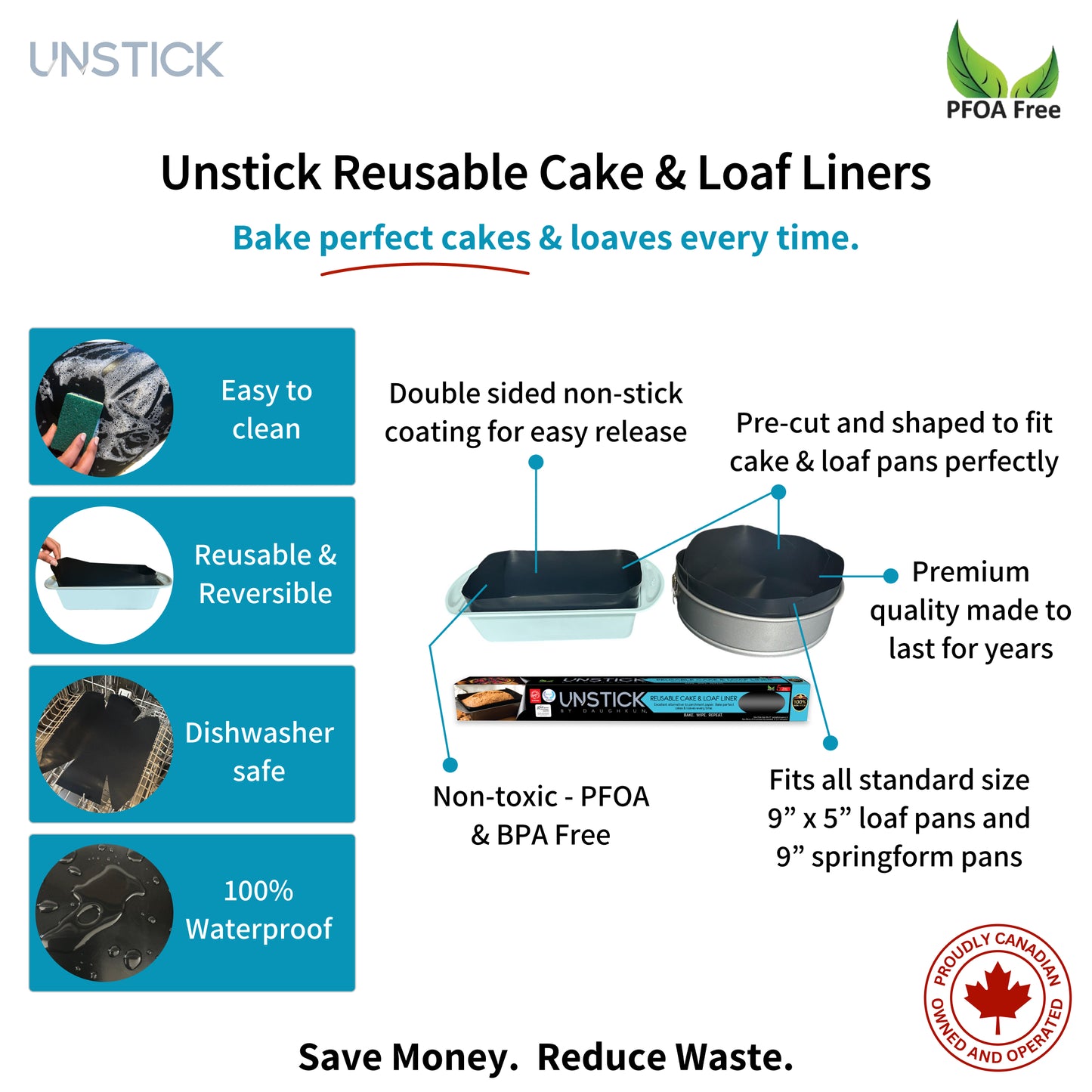 Reusable Cake & Loaf Liners